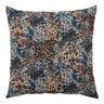 Blossom sierkussen - blauw/bruin - 45×45 cm - blauw en bruin - Mooier Thuis