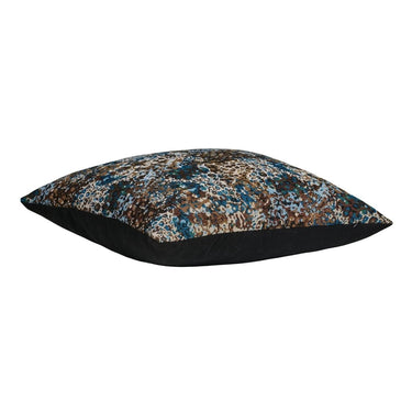 Blossom sierkussen - blauw/bruin - 45×45 cm