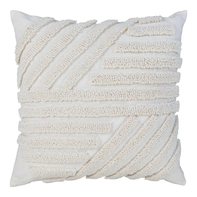 Dekokissen Albany – weiß – 45 × 45 cm