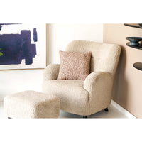 Lamu Sierkussen Bouclé Bruin-Beige 45x45 cm