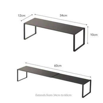 Ausziehbares Schuhregal von Yamazaki Frame – schwarz