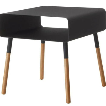 Yamazaki Beistelltisch, schlicht, niedrig – Schwarz