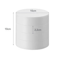 Yamazaki Tower sieradenorganizer 4-laags - wit