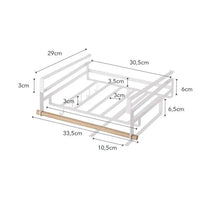 Yamazaki Tosca Keukenrek multifunctioneel onder plank - Wit - bestel bij Mooier Thuis