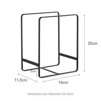 Yamazaki Tower Tellerorganizer - schwarz