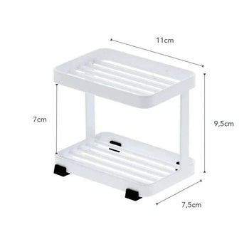 Yamazaki Tower Zeepbakje 2-laags - Wit