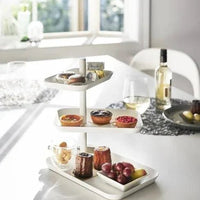 Yamazaki Tower etagère 3-laags - wit - afbeelding 2