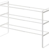 Yamazaki Frame uitschuifbaar 3-laags schoenenrek - wit - 25 cm breed - Mooier Thuis