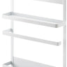 Yamazaki Tower magnetisch keukenrek voor koelkast - wit koelkastkast organizer - 7 cm breed - Mooier Thuis