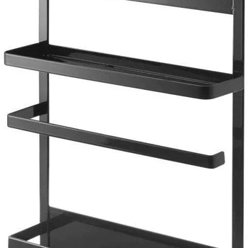 Yamazaki Tower magnetisch keukenrek zwart voor koelkast