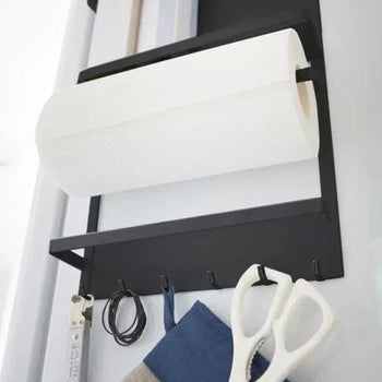Yamazaki Tower magnetisch keukenrek zwart voor koelkast