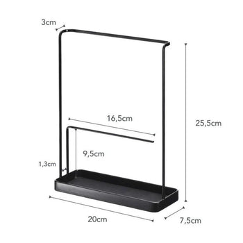 Zubehör und Brillenständer für den Yamazaki-Turm – schwarz