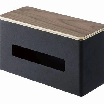 Yamazaki Rin doppelseitige Taschentuchbox – schwarz