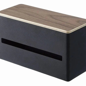 Yamazaki Rin doppelseitige Taschentuchbox – schwarz