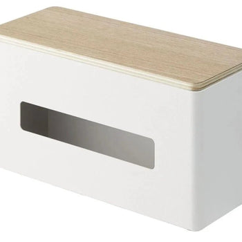 Yamazaki Rin dubbelzijdige tissuebox - wit