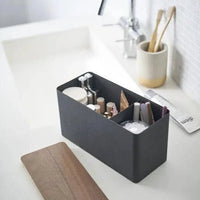 Yamazaki Rin opbergbox voor make-up/sanitair - zwart - Mooier Thuis