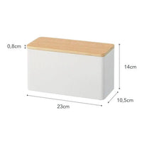 Yamazaki Rin opbergbox voor make-up en sanitair - wit - bestel bij Mooier Thuis