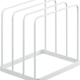 Yamazaki Tower dienblad- en snijplankstandaard - wit snijplankhouder - 16 cm breed - Mooier Thuis