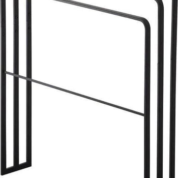 Yamazaki Tower Handtuchhalter für Badezimmer, 3 Stangen – schwarz