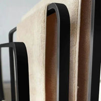 Yamazaki Tower handdoekenrek voor de badkamer, 3 stangen - zwart - afbeelding 2
