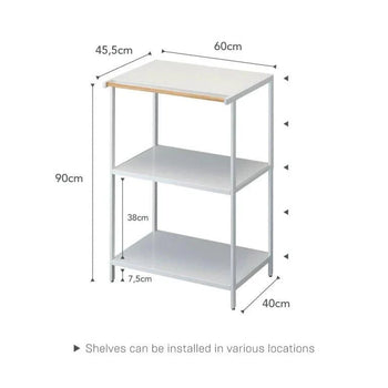 Yamazaki Tower opbergrek 3-laags - wit