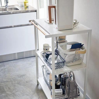 Yamazaki Tower opbergrek 3-laags - wit