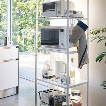 Yamazaki Tower Opbergrek 5-laags - Wit