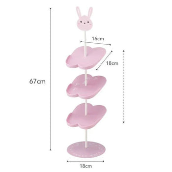 Yamazaki Schuhregal für Kinder - rosa Hase