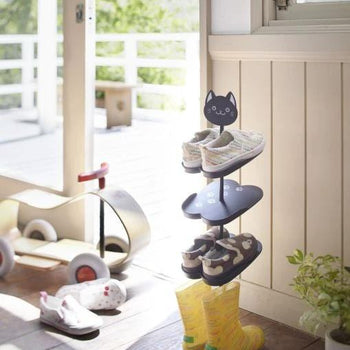 Yamazaki Kinderschuhregal - Schwarze Katze