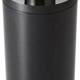 Yamazaki Tower ronde zeepdispenser - zwart - 8 cm breed - Mooier Thuis