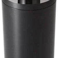 Yamazaki Tower ronde zeepdispenser - zwart - Mooier Thuis