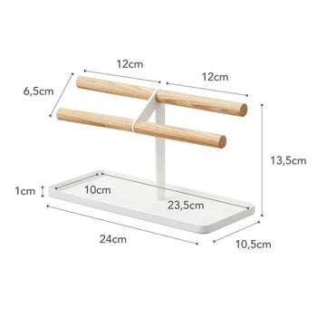 Yamazaki Tosca Uhren- und Accessoire-Organizer – weiß