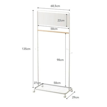 Yamazaki Tower Kinderkleiderständer - Weiß