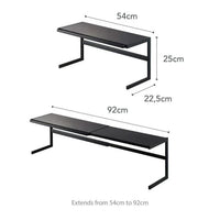 Yamazaki Tower uitschuifbaar keukenrek - zwart - afbeelding 2