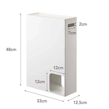 Yamazaki Plate Toilettenpapierhalter – weiß