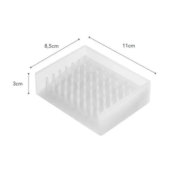 Yamazaki Float Silikon-Seifenschale – transparent