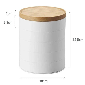 Yamazaki Tosca Schmuckorganizer, 5-stöckig – Weiß