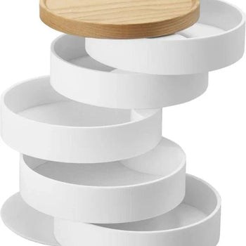Yamazaki Tosca Schmuckorganizer, 5-stöckig – Weiß