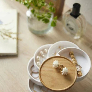 Yamazaki Tosca Schmuckorganizer, 5-stöckig – Weiß