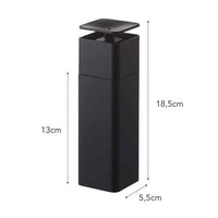 Yamazaki Tower Push zeepdispenser - zwart