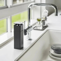 Yamazaki Tower Push zeepdispenser - zwart - afbeelding 2