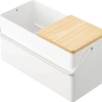 Yamazaki Tower make-up organizer met spiegeltje  - wit