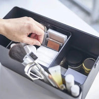 Yamazaki Tower make-up organizer met spiegeltje - zwart - afbeelding 2