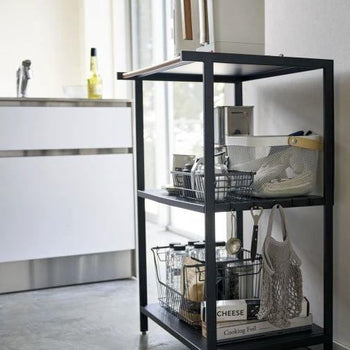Yamazaki Tower Opbergrek 3-laags - Zwart