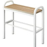 Yamazaki Tower Schoenenrek met houten plank - Wit - 19 cm breed - Mooier Thuis