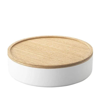 Yamazaki Rin lage opbergdoos met deksel - wit