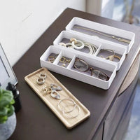 Yamazaki Rin Sieradenorganizer met deksel 3-laags - Wit - bestel bij Mooier Thuis