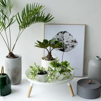 Yamazaki Effen dienblad met poten - Wit