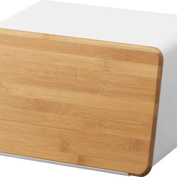 Yamazaki Tower Lunchbox mit abnehmbarem Deckel – Weiß
