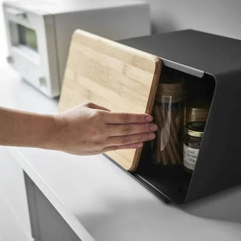 Yamazaki Tower Brooddoos met afneembare deksel - Zwart